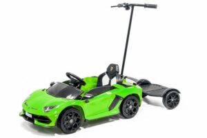 Smarty Elektro-Kinderauto Lizenz Kinder Elektro Lamborghini SVJ 2x 35W 12V 7Ah grün