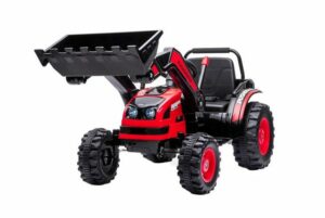 KXD Elektro-Kinderauto Kinder Elektroauto Radlader-Bagger Kinderauto Kind rot