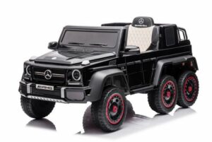 Toys Store Elektro-Kinderauto Mercedes G63 AMG 6x6 Suv Elektroauto Kinderfahrzeug Allrad Leder schwarz