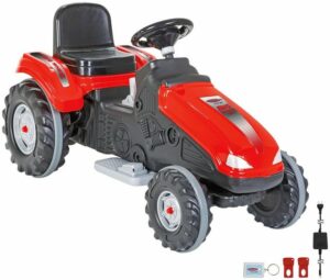 Jamara Elektro-Kindertraktor Ride-on Traktor Big Wheel rot