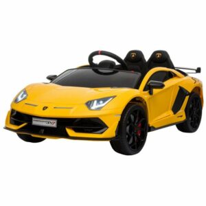 HOMCOM Elektro-Kinderauto Elektrofahrzeug gelb