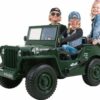 Actionbikes Motors Elektro-Kinderauto Jeep Willys - elektrisches Kinder Fahrzeug mit Fernbedienung