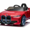 BoGi Elektro-Kinderauto BMW i4 Kinderfahrzeug Bluetooth rot