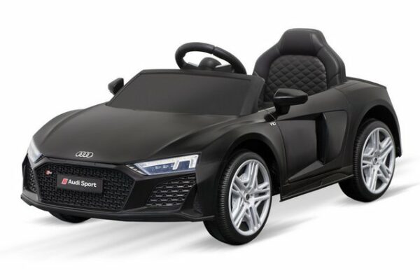 Kidix Elektro-Kinderauto Elektro Kinderauto Audi R8 Spyder Lizenz 2x 35W Kinderfahrzeug grau