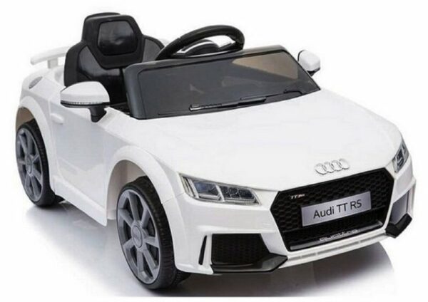 TOYAS Elektro-Kinderauto Elektro-Kinderauto Audi TT RS Kinderauto 2x6V4AH MP3 Power Display weiß