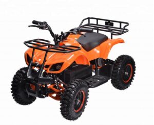 Tsilova Deutschland Elektro-Kinderquad Atv Mini Quad 800W TN 36V 6 Zoll 3 Stufen Drossel orange