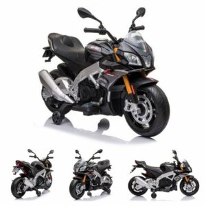 ES-Toys Elektro-Kindermotorrad Kinder Elektromotorrad Aprilia Tuono V4