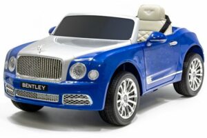 Smarty Elektro-Kinderauto Bentley Mulsanne Kinder Elektroauto 12V blau