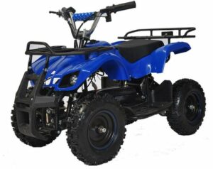 Tsilova Deutschland Elektro-Kinderquad Atv Mini Quad 800W TN 36V 6 Zoll 3 Stufen Drossel blau