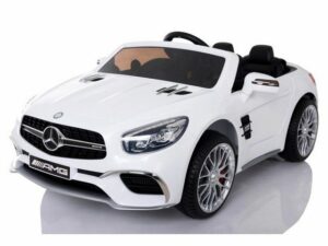 TPFLiving Elektro-Kinderauto Mercedes SL 65 AMG mit Fernbedienung - 2 x 12 Volt - 7Ah-Akku