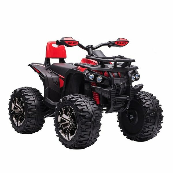 HOMCOM Elektro-Kinderquad Elektro-Quad Kinder Elektro mit MP3 USB 2 Motoren Kinderfahrzeug