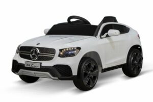 Kidix Elektro-Kinderauto Lizenz Kinder Mercedes GLC 2x25W Kinderauto Kinderfahrzeug weiß