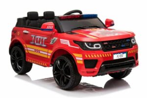 TPFLiving Elektro-Kinderauto Feuerwehr RR002 - Motor: 2 x 12V - Akku: 1 x 12 Volt/4.5Ah