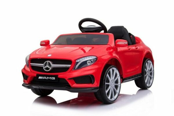 BoGi Elektro-Kinderauto Mercedes GLA45 AMG Kinderauto Kinderfahrzeug Elektroauto rot