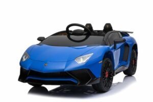 BoGi Elektro-Kinderauto Lamborghini Aventador SV Elektroauto Kinderfahrzeug EVA Reifen 12V10Ah blau