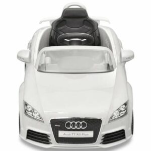 vidaXL Elektro-Kinderauto Audi TT RS Aufsitz-Auto für Kinder mit Fernsteuerung Weiß weiß