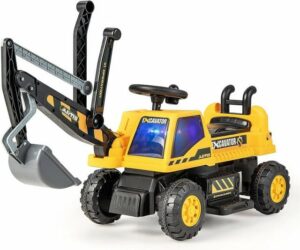 KOMFOTTEU Elektro-Kinderbagger Sitzbagger