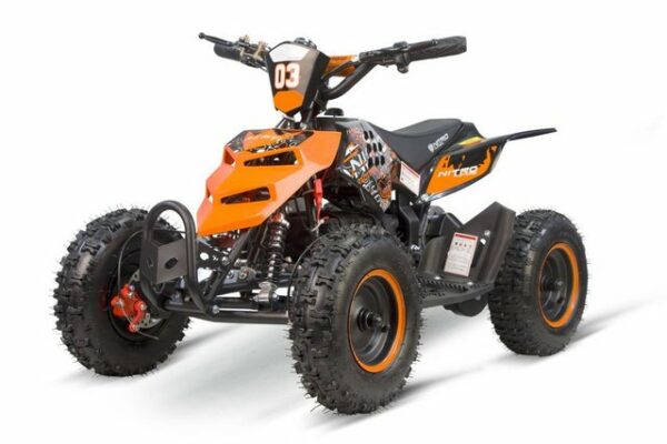 Nitro Motors Elektro-Kinderquad Elektro 800W Eco mini Kinder Quad Repti 6" Miniquad ATV Kinderquad orange