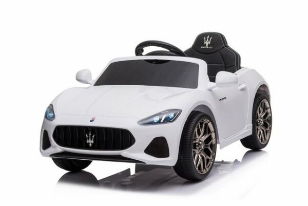 Smarty Elektro-Kinderauto Kinder Elektro Auto Maserati GranCabrio 2x 30W 12V 2.4G RC weiß