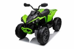 Toys Store Elektro-Kinderauto CAN AM Kinder Elektroquad MP3 Offroad ATV Quad Geländewagen 2x45W 12V grün