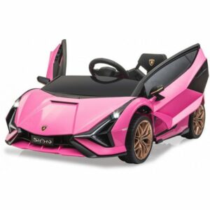 Jamara Elektro-Kinderauto Ride-on Lamborghini Sián FKP 37 - Elektroauto - pink rosa