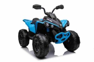 BoGi Elektro-Kinderquad Can-am ATV Quad Kinderfahrzeug Elektrofahrzeug Elektroquad 4x25W blau