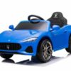 BoGi Elektro-Kinderauto Maserati Ghibli Kinderfahrzeug Elektroauto Sportwagen blau