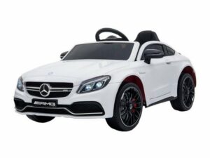 TPFLiving Elektro-Kinderauto Mercedes C 63 AMG mit Fernbedienung - 2 x 12 Volt - 7Ah-Akku