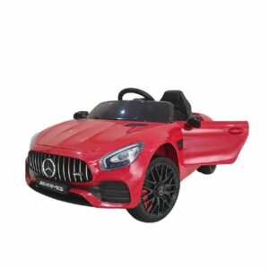 TOYAS Elektro-Kinderauto Kinderfahrzeug - Elektro Auto "Mercedes AMG GT - Lizenziert Kinderauto rot