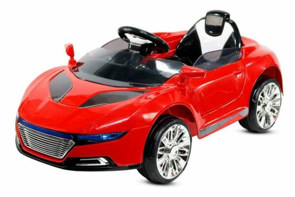 Kidix Elektro-Kinderauto Kinder Elektro AD R-Coupe 2x18W Kinderfahrzeug Kinderauto rot