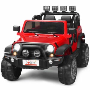 COSTWAY Elektro-Kinderauto 12V Jeep