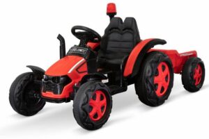Kidix Elektro-Kindertraktor Kinder Elektro Traktor 2x35W 12V/7Ah Kinderauto Kinderfahrzeug grün