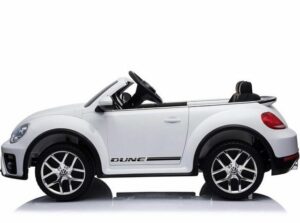 TPFLiving Elektro-Kinderauto VW Beetle mit Fernbedienung - 2 x 12 Volt - 7Ah-Akku