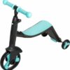 Welikera Elektro-Kinderroller 3 In 1 Dreiradscooter mit PU Räder