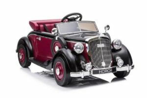 ES-Toys Elektro-Kinderauto Elektro Kinderfahrzeug "Audi Horch 930V" Oldtimer - 2 Motoren-