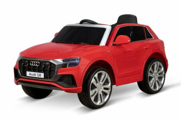 Kidix Elektro-Kinderauto Kinder Audi Q8 2x 25W Kinderauto Kinderfahrzeug RSQ8 SQ8 schwarz