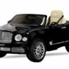Kidix Elektro-Kinderauto Elektro Kinderauto Bentley Mulsanne 2x 35W 12V/7Ah Kinderfahrzeug schwarz