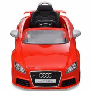 vidaXL Elektro-Kinderauto Audi TT RS Aufsitz-Auto für Kinder mit Fernsteuerung Rot rot