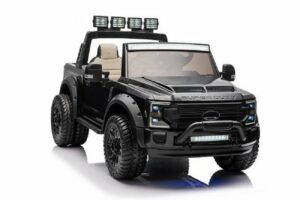 ES-Toys Elektro-Kinderauto Elektro Kinderauto "Ford Super Duty" -lizenziert- 4 Motoren - schwarz