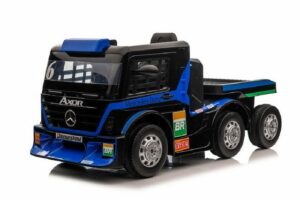 LeanTOYS Elektro-Kinderauto Elektrokinderauto Mercedes AXOR XMX622B LKW Auflieger