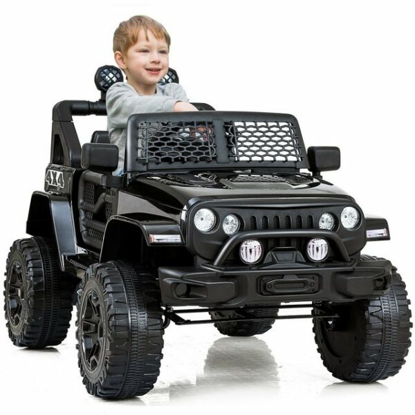 Ulife Elektro-Kinderauto Softstart Elektroauto mit 2 Motoren und Fernbedienung