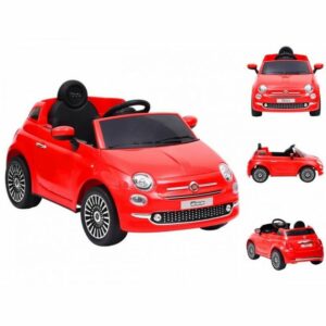 vidaXL Elektro-Kinderauto Kinderfahrzeug Batteriebetriebene Fahrzeuge Kinder-Elektroauto Fiat 50 rot