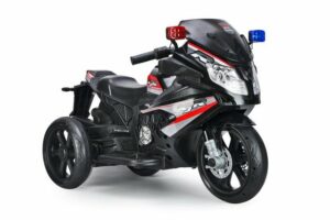 TOYAS Elektro-Kinderauto Kinder Dreirad Elektro Motorrad 12V4.AH mit USB Front-Licht schwarz