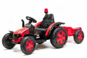 Smarty Elektro-Kinderauto Kidcars Traktor mit Anhänger grün