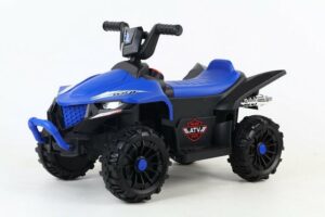 BoGi Elektro-Kinderauto Quad ATV Kinderquad Kinderfahrzeug Elektrofahrzeug Elektroquad 6V blau