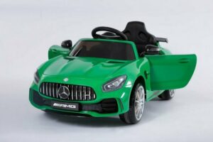 KXD Elektro-Kinderauto Mercedes GTR AMG Kinder Elektro Auto Kinderfahrzeu grün