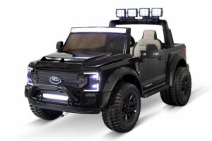 Kidix Elektro-Kinderauto XXL Elektro Kinderauto Ford Super Duty XXL 4x45W Kinderfahrzeug schwarz