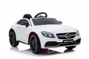 ES-Toys Elektro-Kinderauto Kinder Elektroauto Mercedes Benz C63 AMG - lizenziert - 12V7AH Akku