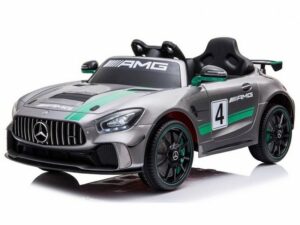 TPFLiving Elektro-Kinderauto Mercedes GT 4 mit Fernbedienung - 2 x 12 Volt - 7Ah-Akku