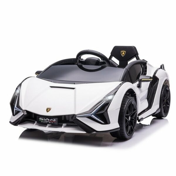 HOMCOM Elektro-Kinderauto extra breiten Reifen Musik(MP3/USB) Licht PP Metall 108 x 62 x 40 cm